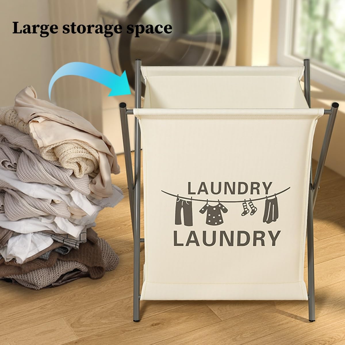 Cesto Portabiancheria Pieghevole E Rimovibile, Grigio Scuro, 33x23x53cm, Borsa Portaoggetti Impermeabile Con Manico 20 35l Borsa Portaoggetti Per Interni Per Hotel E Dormitori 85711459