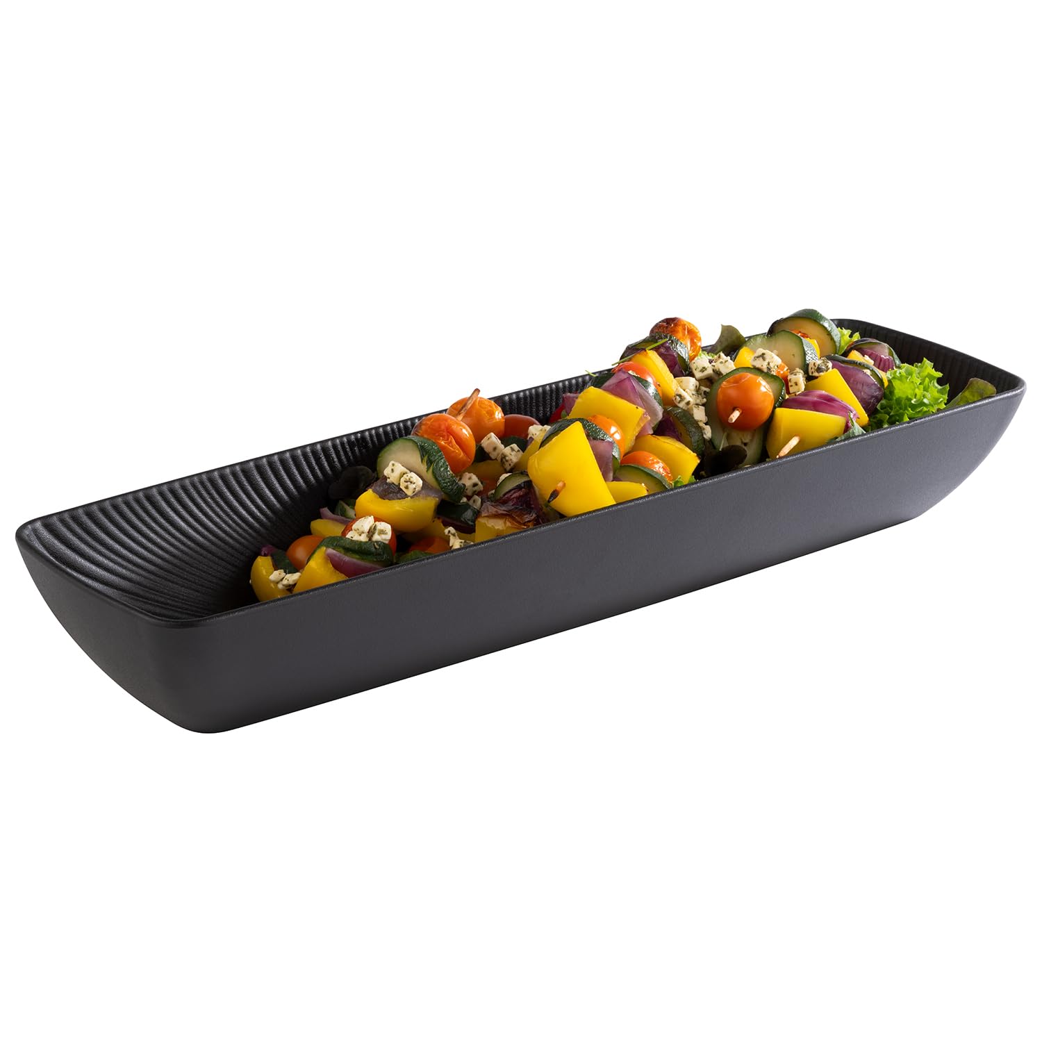 APS Nero 85279 GN 2/4 Bowl 53 x 16.2 cm Height 7.5 cm 3.5 litres Black