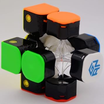GAN 356 M Lite 3x3 Stickerless Magnetic Speed Magic Cube GAN 356M Lite 3x3x3 Competitive Puzzle Cube with Built-in Magnets Toy Lite, without GES