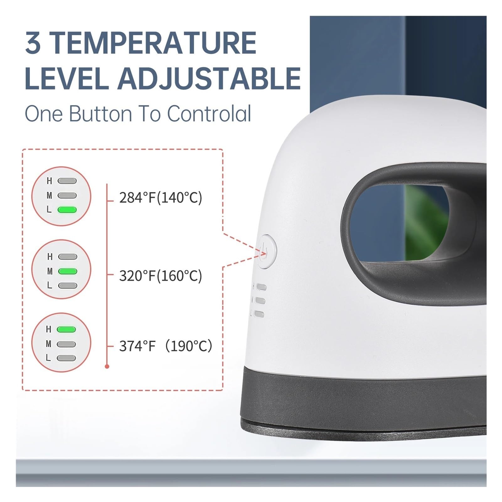 Mini Pressa A Caldo for Magliette, Facile da Usare, A Trasferimento Termico, Macchine Stiro for Vestiti, Borse, Cappelli, Cuscinetti, Coperte, Pelle