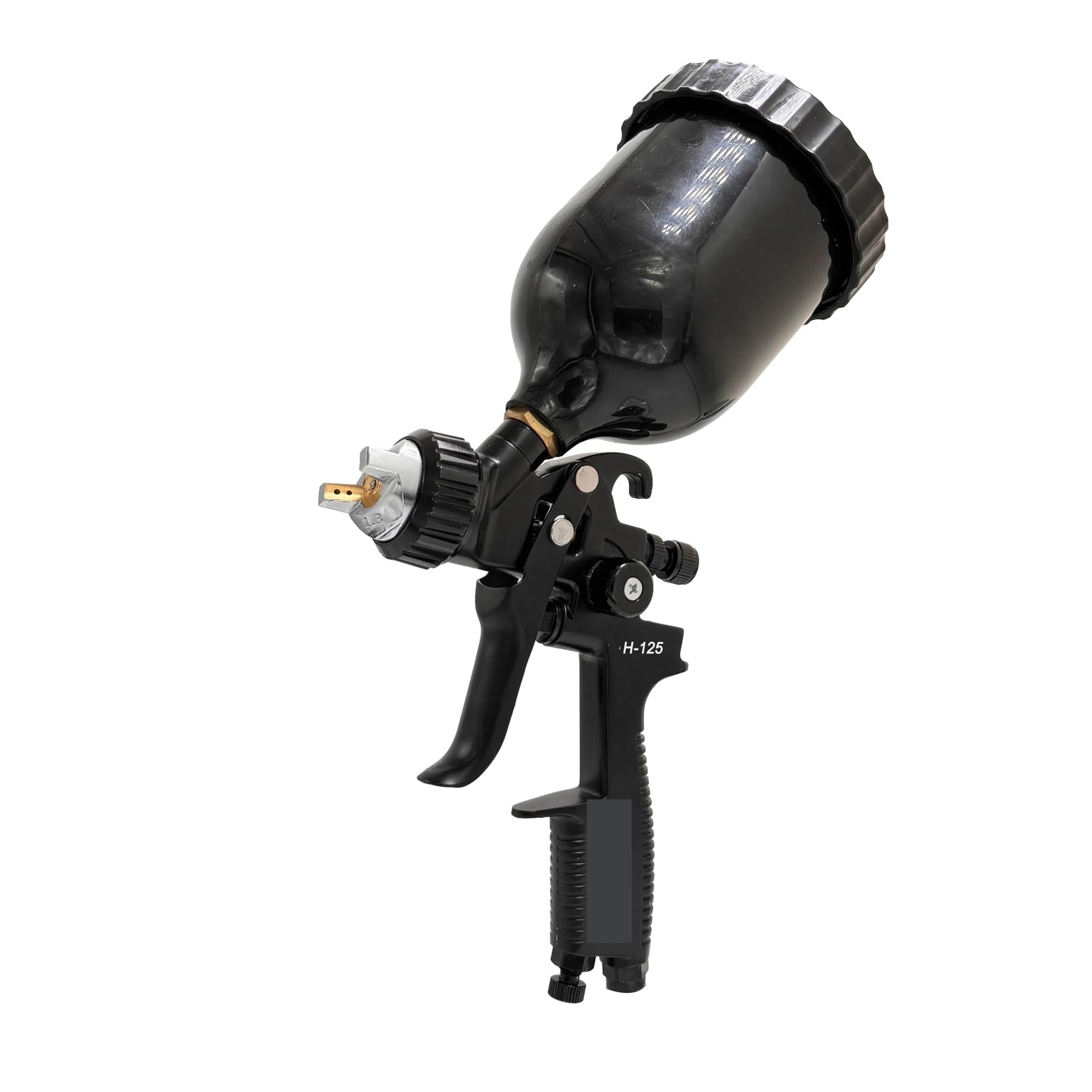 Pistola Rociadora, Pistola pulverizadora HVLP for proyectos de bricolaje: sistema alimentación por gravedad 600 ml con boquilla 1,3 mm for coches y muebles