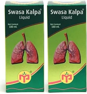 Maruthi Pharma Swasa Kalpa Syrup (Green, 180ml) - Pack of 2