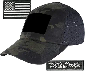 Condor Operator Cap Mesh-Back Bundle - AR-15 & We The People Patches