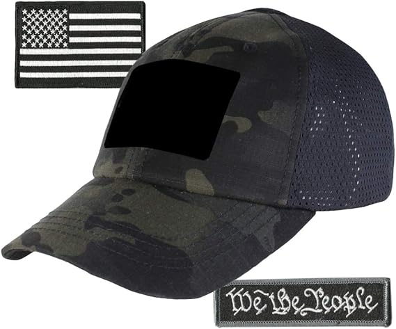 Condor Operator Cap Mesh-Back Bundle - AR-15 & We The People Patches