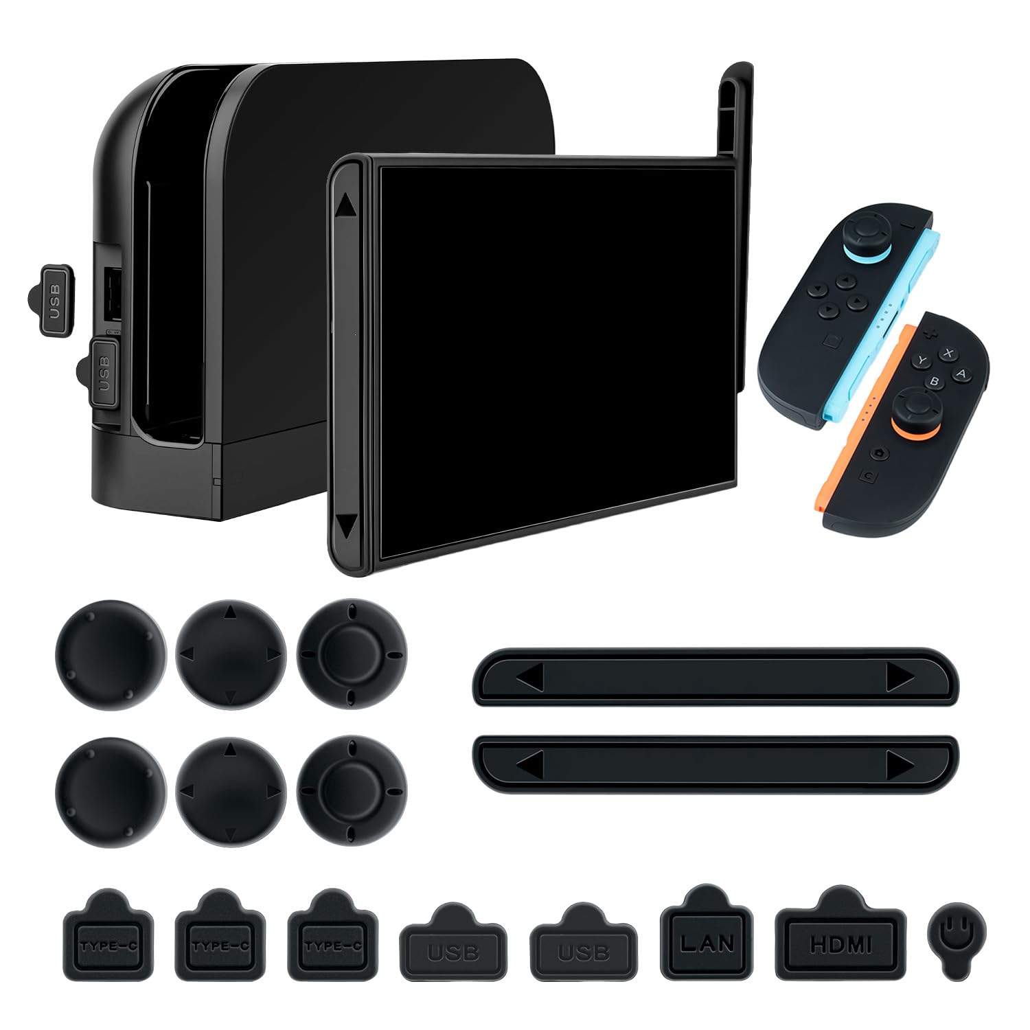 Amazon.co.jp: Mcbazel 16-in-1 Switch2用 防塵キット 防塵プラグ