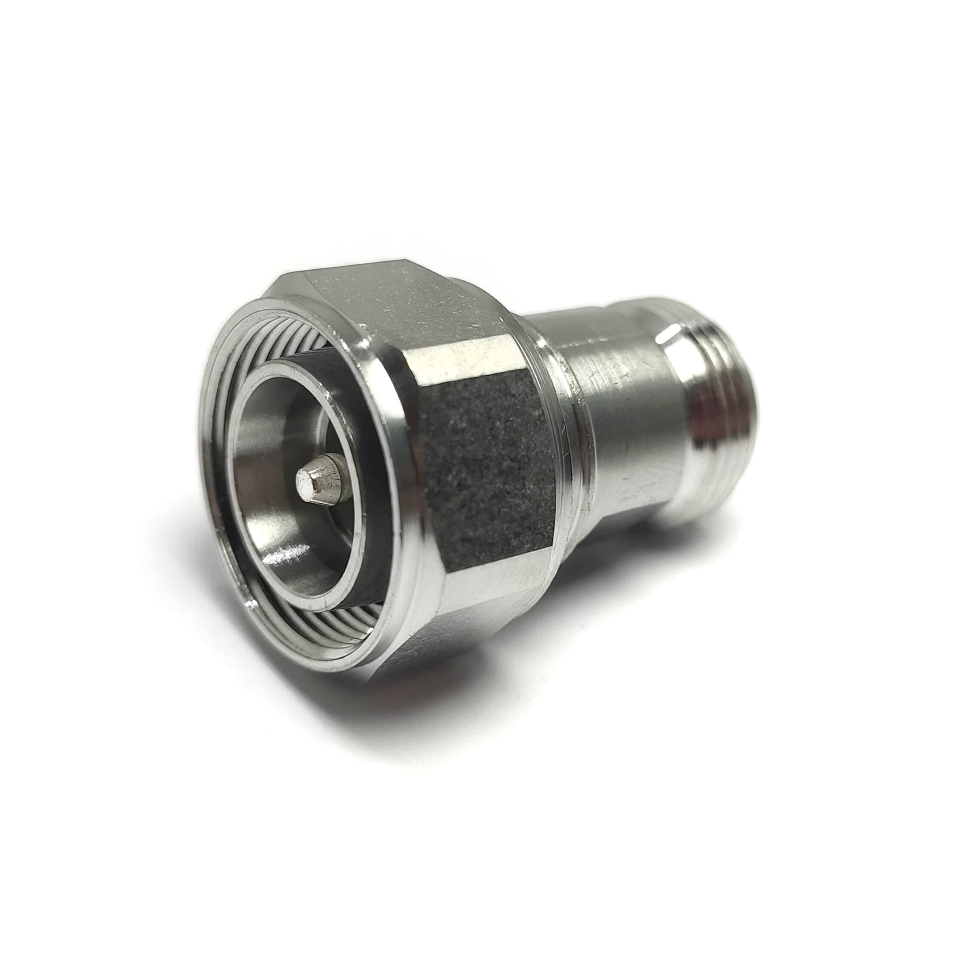 WORLDPEAK 4.3-10 Mini Din Adaptor Male to N Female 4.3/10 Mini Din Connector Male Plug to SMA Female Jack Adapter