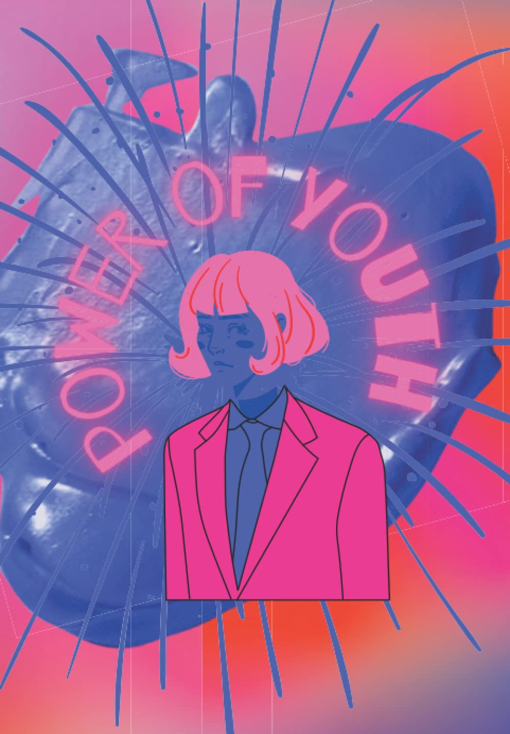 power of youth popart notebook for teens 90s 80s 70s Be trendy. embrace life in a fashionable style: get rid of unnecessary megabytes out of your head ... the world 100 pages blank framed pages