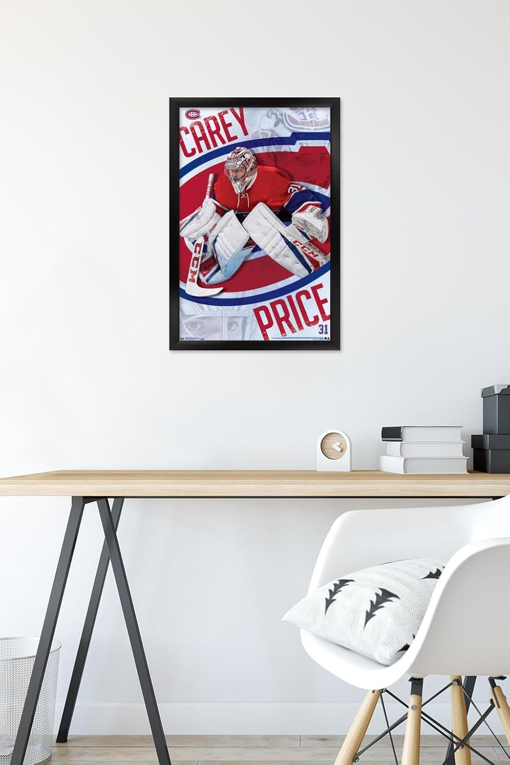 Trends International NHL Montreal Canadiens - Carey Price 17 Wall Poster, 14.725" x 22.375", Black Framed Version