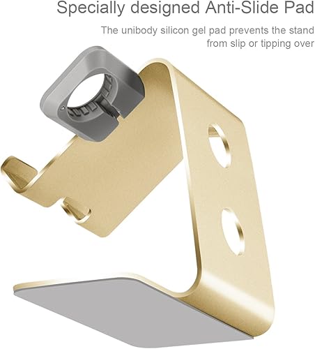 Miniatura 2 de Tranesca Soporte de carga 2 en 1 compatible con Apple Watch Series Ultra2Ultra987654321SE (1.496 in1.575 in1.614 in1.654 in1.732 in1.772 in1.929 in)