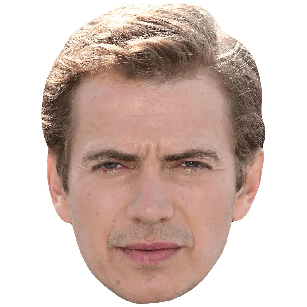 Hayden Christensen (Stubble) Celebrity Mask, Flat Card Face, Fancy Dress Mask