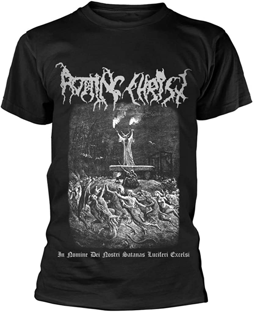 Rotting Christ Men's Black 'In Nomine Dei Nostri' T-Shirt (Large)