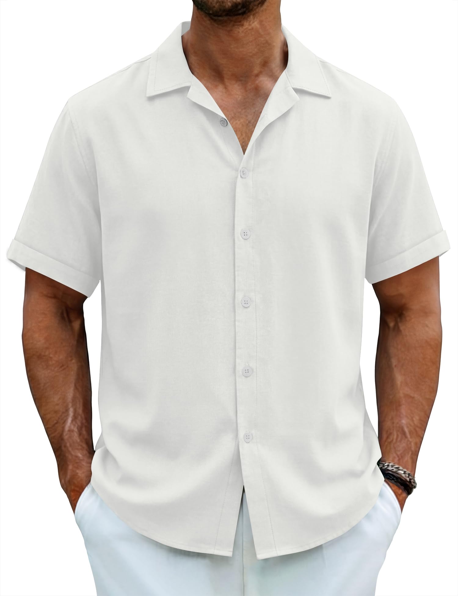 EFFAN Herren Hawaiihemd Freizeit Hemden Kurzarm Blumen Hawaii Hemd Männer Sommer Beach Oberteil 2026