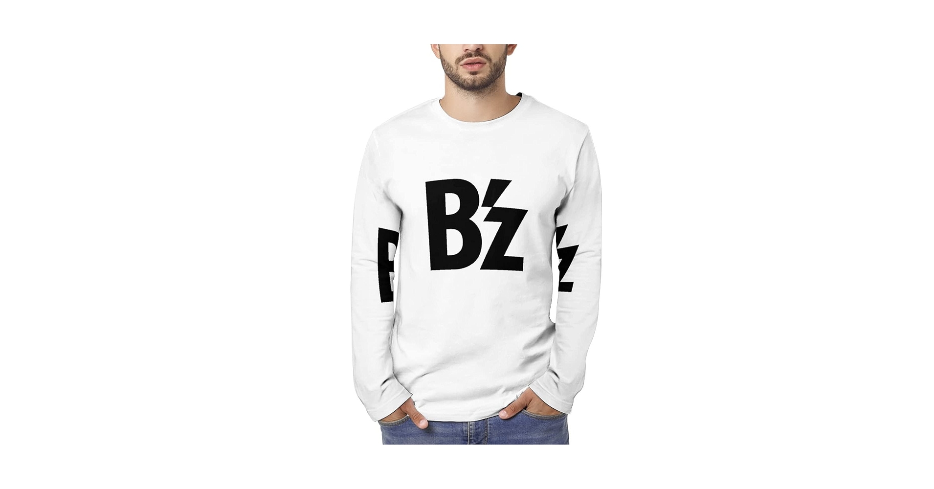 Amazon.co.jp: B'Z ロゴ 長袖Tシャツ メンズ ロングスリーブTシャツ