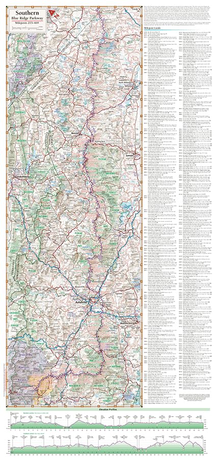 Blue Ridge Parkway Recreation Map - 2025 Edition (Benchmark) - Image 4