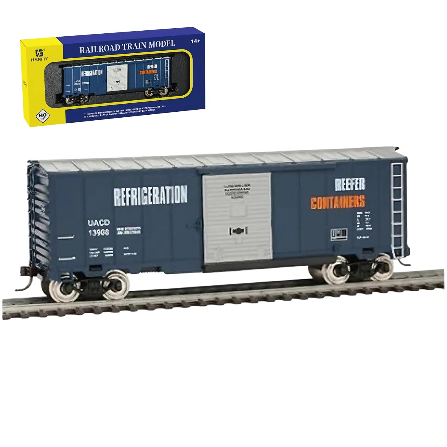 BrickBounty HO Scale Train Carriage, 1:87 Carriage Compatible with All HO Model Railroads, Collection for Miniature Model Train Enthusiasts (98210)
