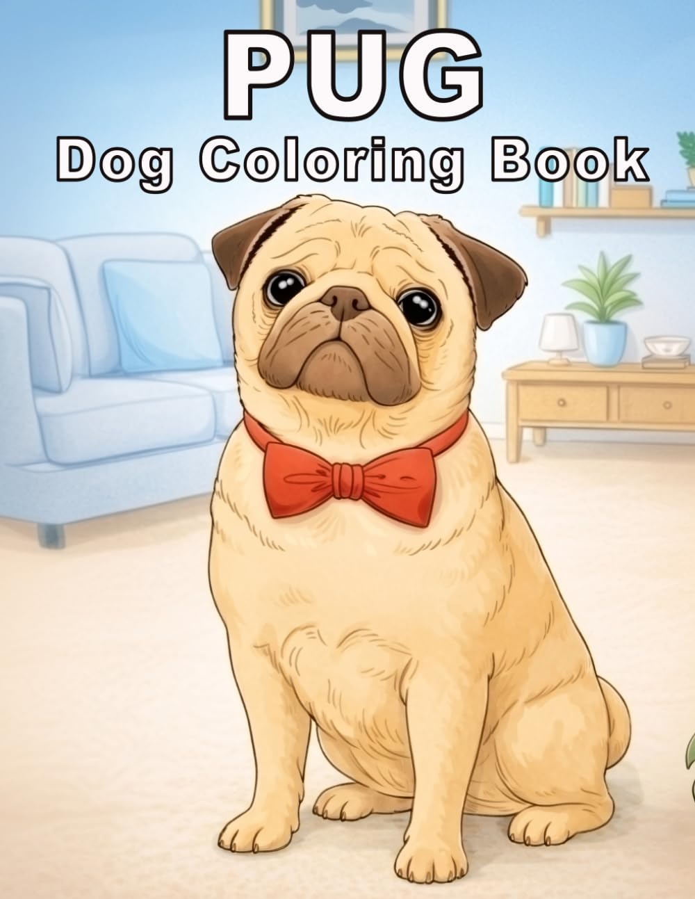 Pug: Amazing Dog Coloring Book Featuring Cute pugs, Funny Faces, and Adorable Scenes for Stress Relief (My Cute Dogs Collection)