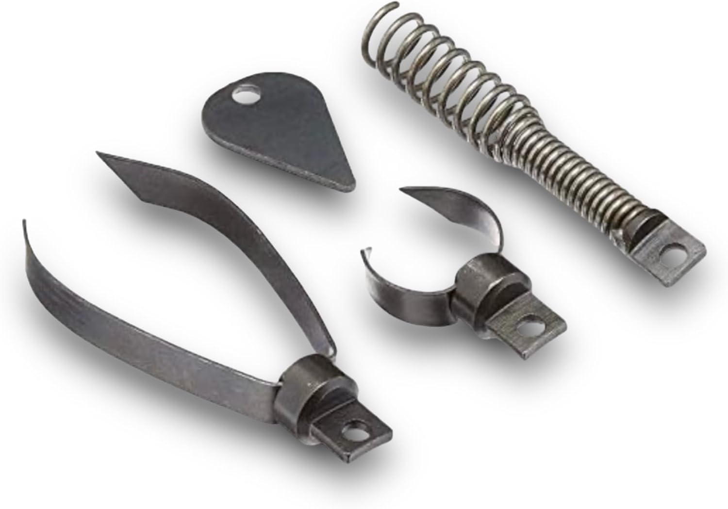 4-Piece Cutter Set Drain Cleaner Plumbing Snake Tool Cable Auger Clog Sewer Pipe