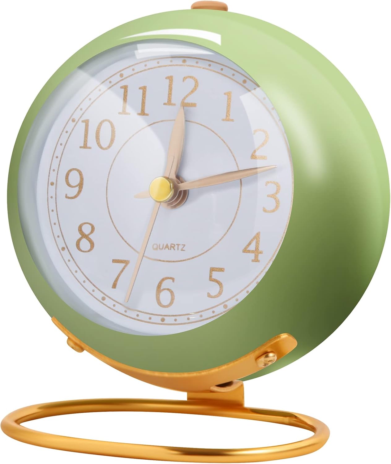 Desk Alarm Clocks, Bedroom Battery Powered Round Clock