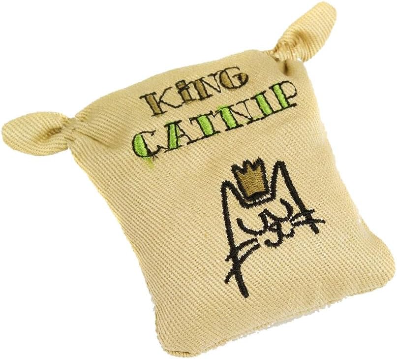 Soft Refillable Plush Cat and Kitten Toys Loose Organic Leaves, Tote Bag