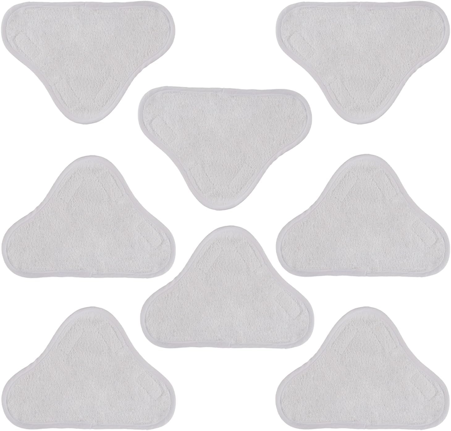 JAMHER 8Pack Reusable Microfiber Steam Mop Pad Replacement