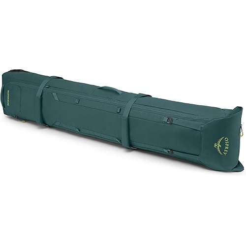 Osprey Mountain Bound Roller - Ski and Snowboard Winter Travel Bag with Oversized Wheels - Durable, Water-Resistant Design with NanoTough™ Fabric and Padded Protection
