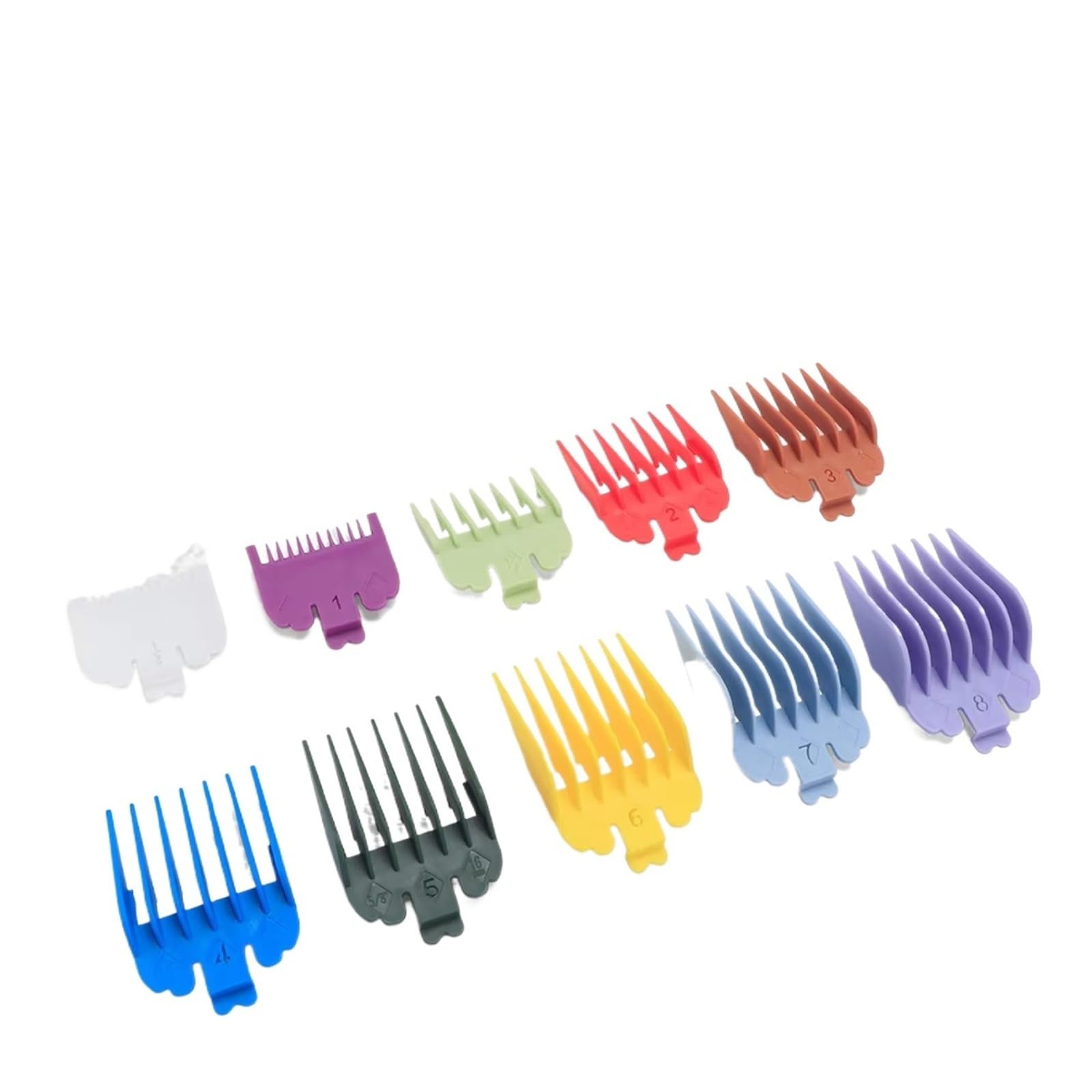 Barbershop Universal-Haarschneidemaschine, Limit-Kämme, Salon, Haarschneiden, elektrisches Haarführungszubehör, Friseur-Heim-Styling-Werkzeuge, 10 Stück