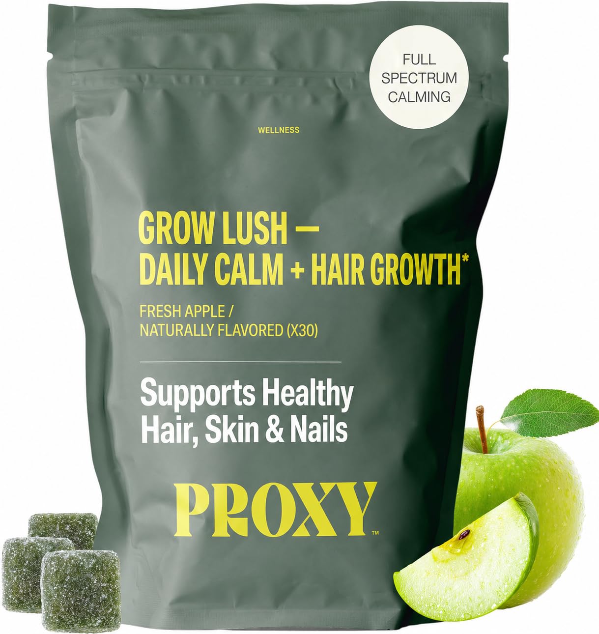 Amazon.com: PROXY Hair Growth Gummies | Biotin, Folate, Inositol