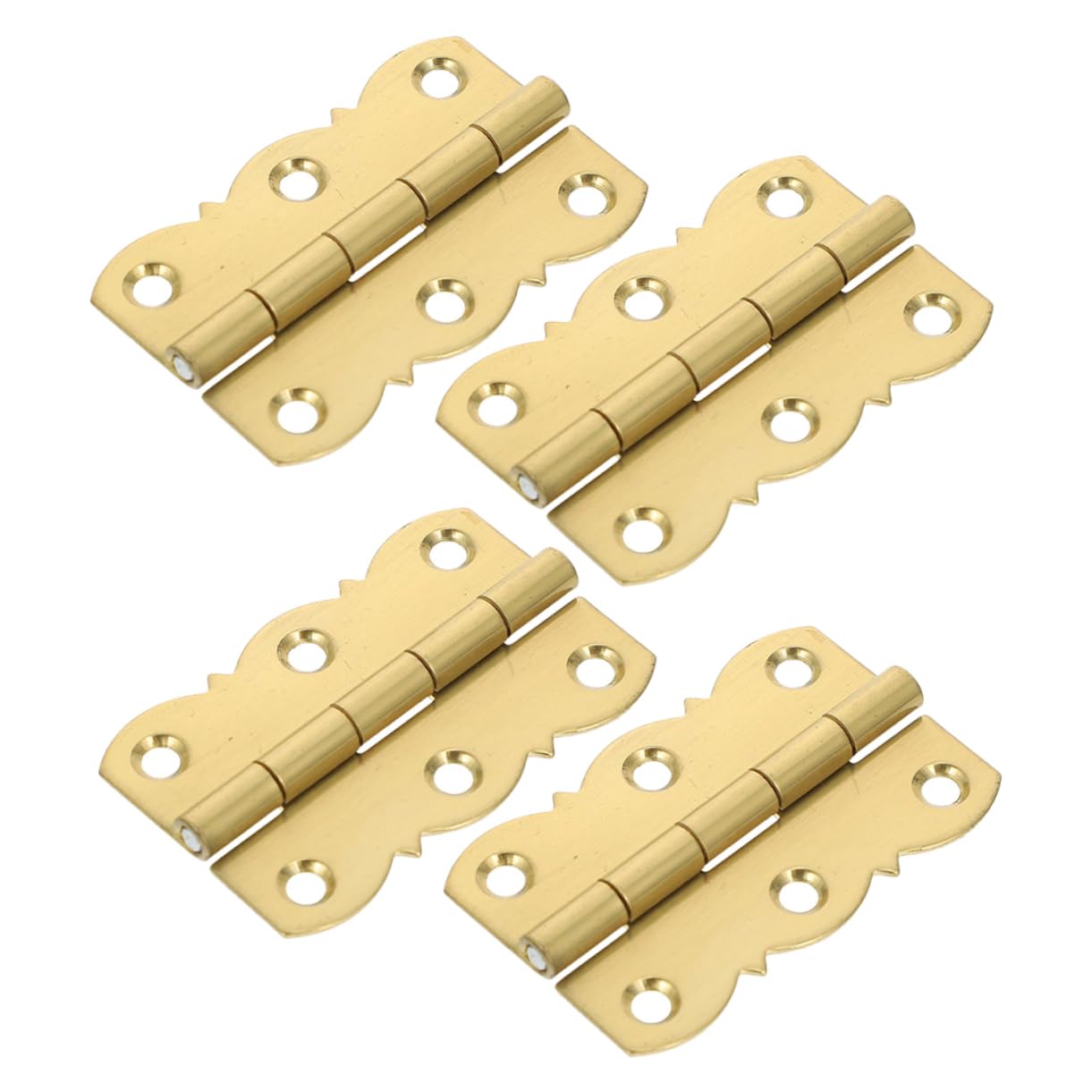 jojofuny 12piezas Bisagras Para Piano De Plegables Para Cajas De Madera y Manualidades Orificios Pre-perforados Para Instalación