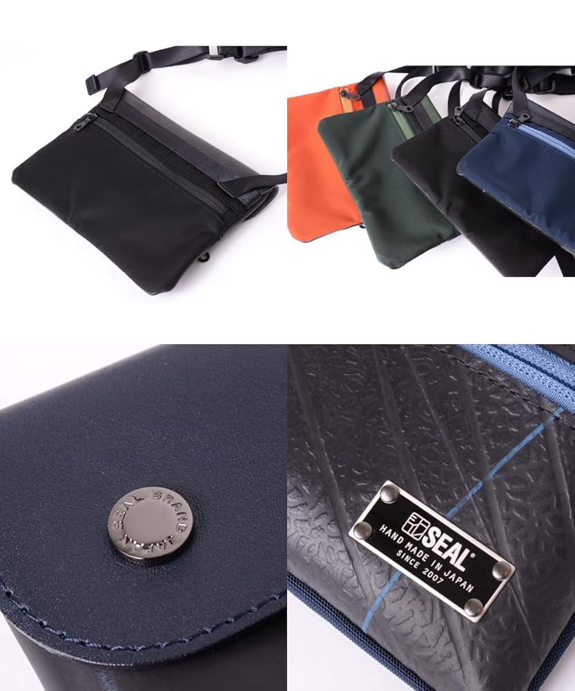 チッカ　SEAL 財布一体型サコッシュバック 黒 チッカ様専用 SEAL 財布一体型サコッシュバック 黒 - メルカリ