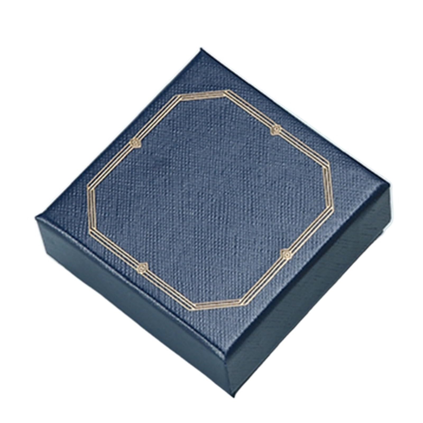 JFNKLFG Accessory Box Earring Small Jewellery Organiser Ring for Proposal, Wedding(Blue)