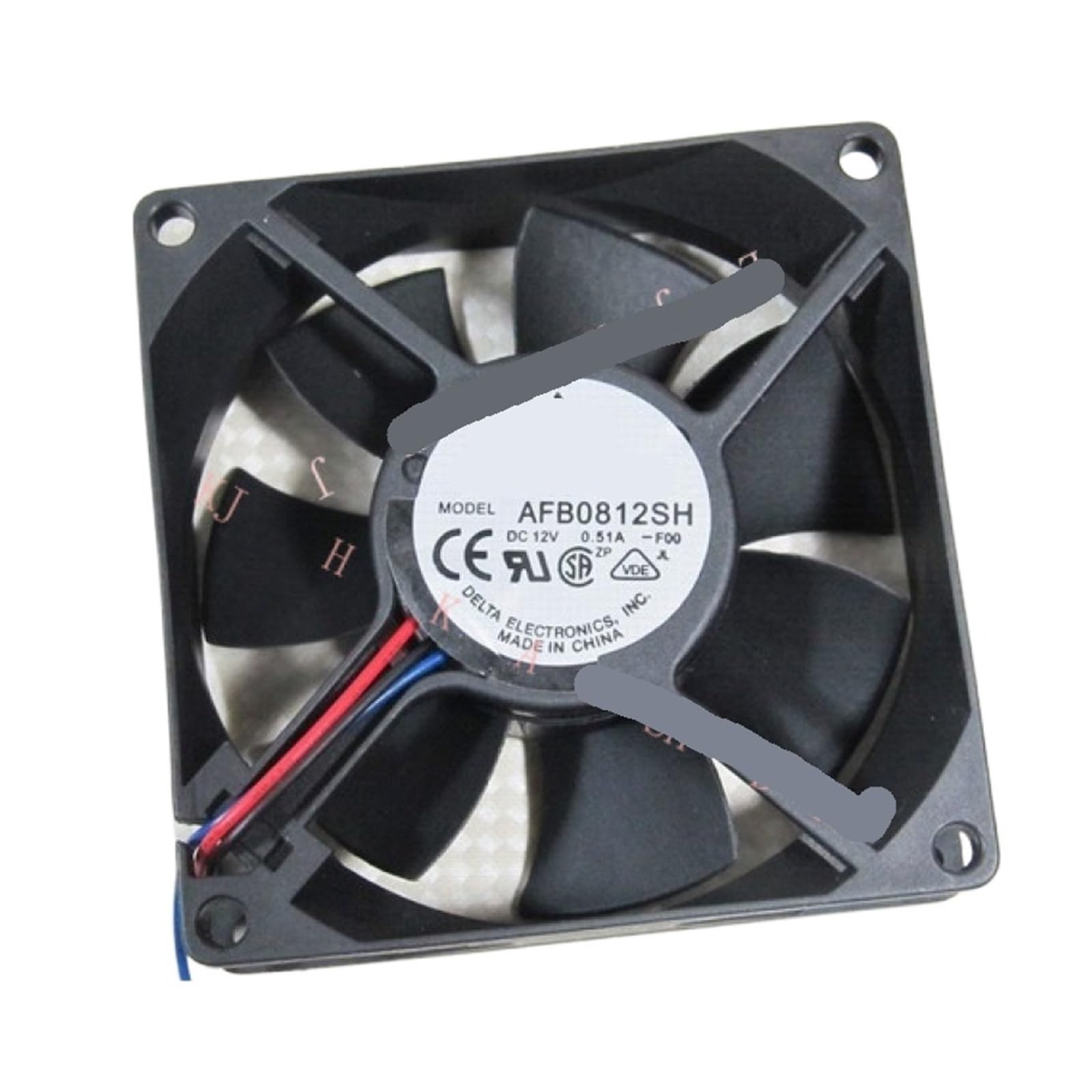LWJYIPETZQ AFB0812SH 80x80x25mm 8025 12V 0.51A 46CFM DC Brushles Cooling Fan