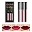 evpct 3Pcs Dark Purple Red Rose pink Matte Liquid Lipstick Sets for Black Women Matte Lipstick Lip Stain Long Lasting Waterproof 24, labial mate larga duracion 24 labiales mate 24 horas originales