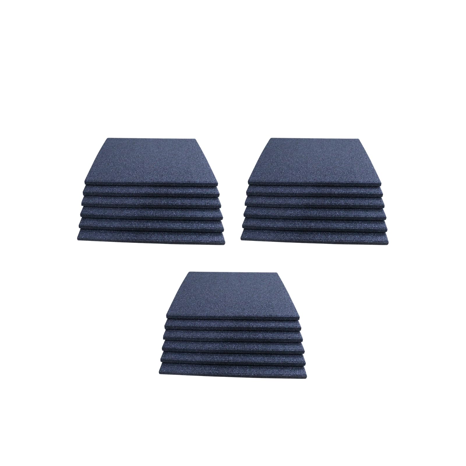 18x Fallschutzmatten 50x50x4cm Schwarz Spielplatz Pool Schaukel Spielturm Platten