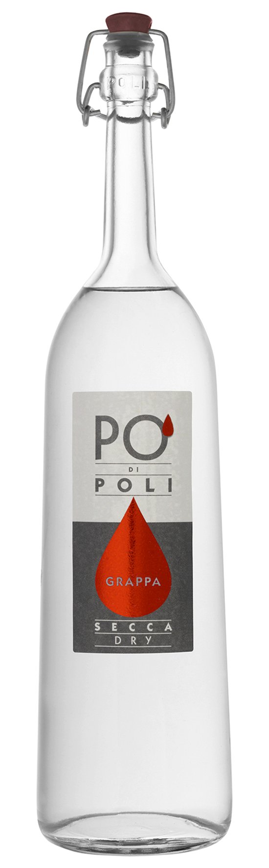 Poli, Grappa PO' Secca (Merlot) Astucciata - 700 ml