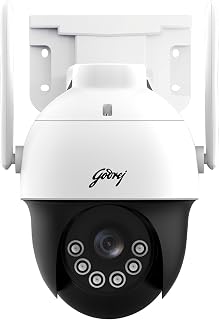 Godrej Security Solutions EVE Pro Wi-Fi Mini-PT Camera | 3MP Indoor Security Camera | Pan Tilt with Cruise Support | Human... Price In India