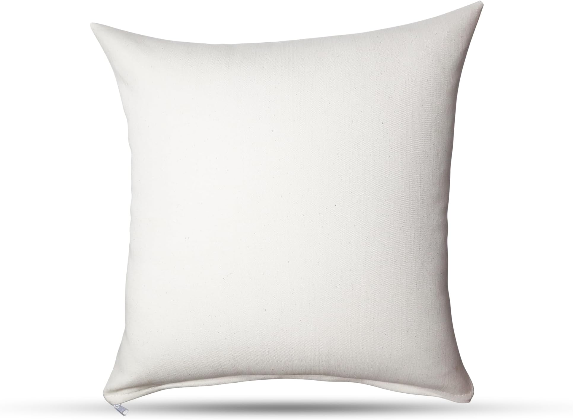Furnished Hermosa18" x 18" Euro Pillow - Organic Non Treated Cotton - Natural Finish