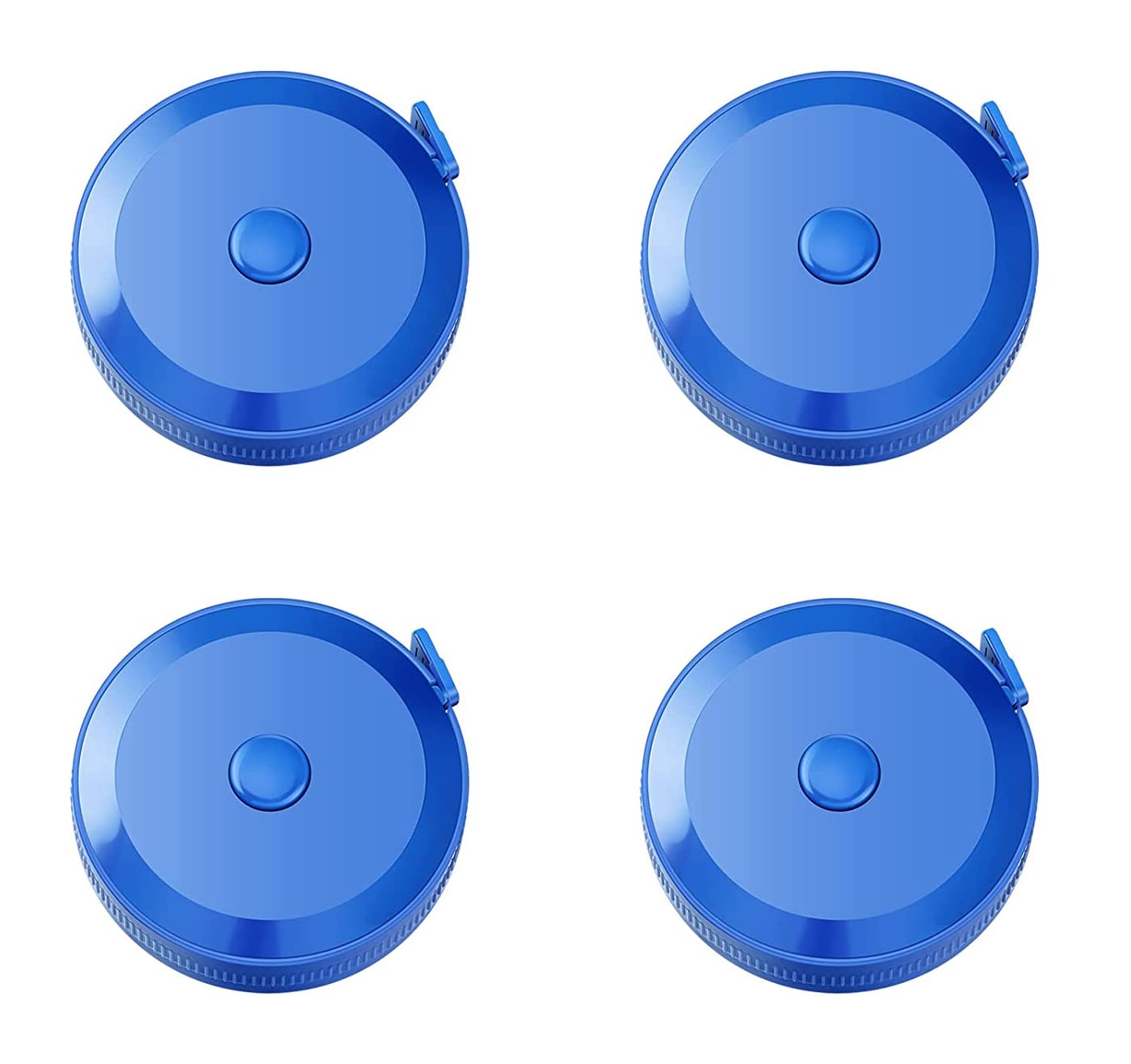 Tape Measure, 4 Pack Soft Retractable Measuring Tape 60-Inch/150cm Double-Scale Metric Tape Measure,for Body Measuring Sewing Tailor Cloth Knitting Home Craft Measurements (Blue)