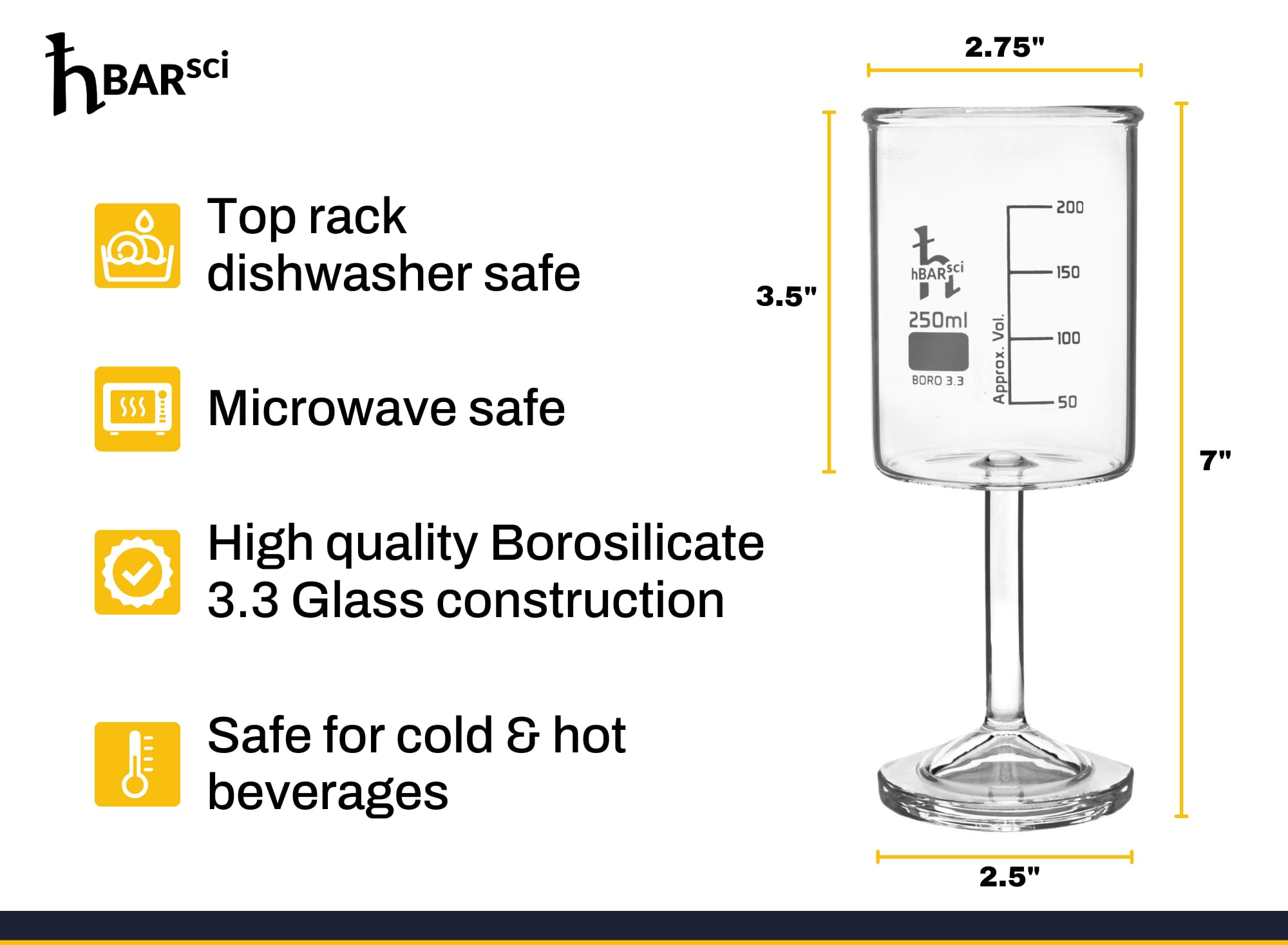 Amazon.com: hBARSCI Handmade Beaker Wine Glass, Made of Lab Grade
