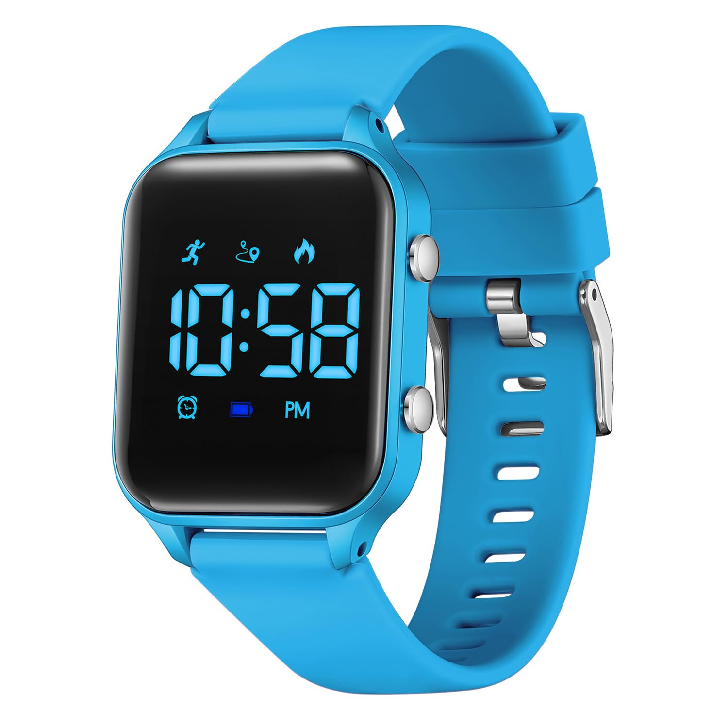 LAVAREDO Kids Digital Watches for Boys Girls,Waterproof Sport Watch with Pedometer Stopwatch Vibration Alarm for Ages 5-13,No App Fitness Tracker Watch for Kids Teens Birthday Gifts
