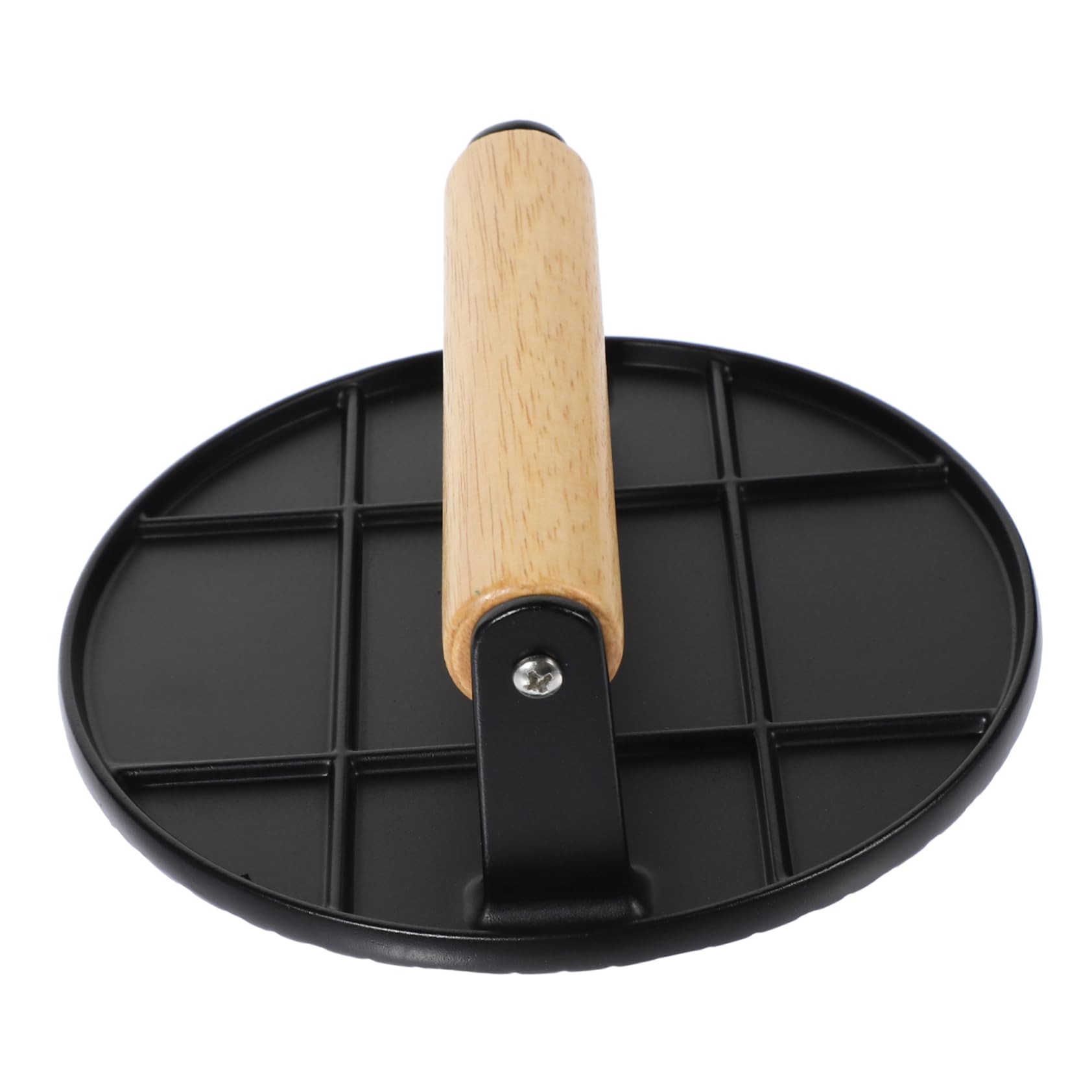 MAGICLULU 5 Piezas Plato para Hornear y Freír Tocino De Pastel De Carne Herramienta para Prensar Carne para Hamburguesas Herramienta De Cocina Aleación De Aluminio