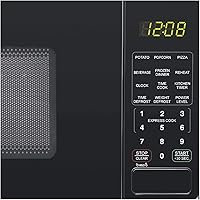 Vista 7 de Mainstays 0.7 ft. Countertop Microwave Oven, 700 Watts, Black(Black)