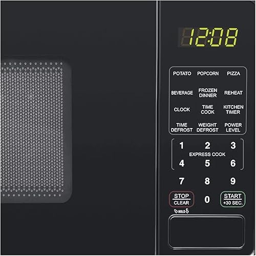 Miniatura 7 de Mainstays - Horno microondas para encimera de 0.7 pies, 700 vatios, negro (negro)