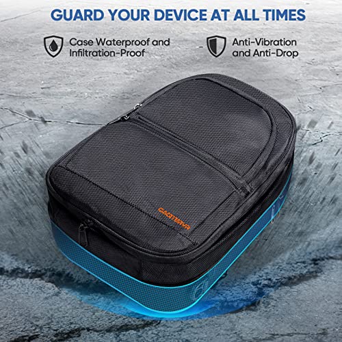 Carrying Case For Oculus Meta Quest 2/Quest Pro And Accessories, Expandable Capacity Generic Compatible With Kiwi Design/Bobovr All Elite Strap With Battery, Travel Storage Backpack #TOP4