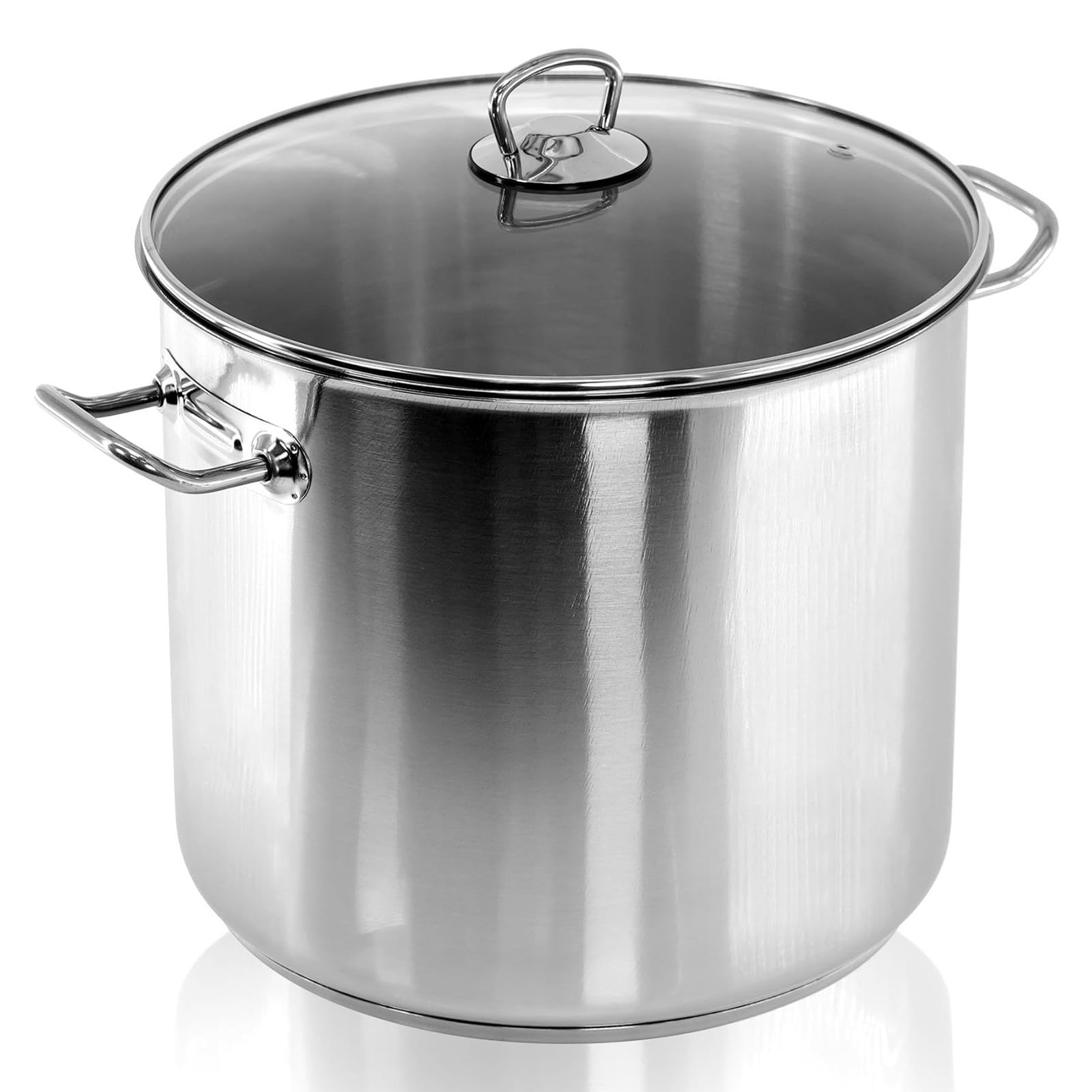 ワンダーシェフ LARAMI 20cm Stock Pot Amazon.com: Large Stock Pot With Lid - Stainless Steel Stock Pot