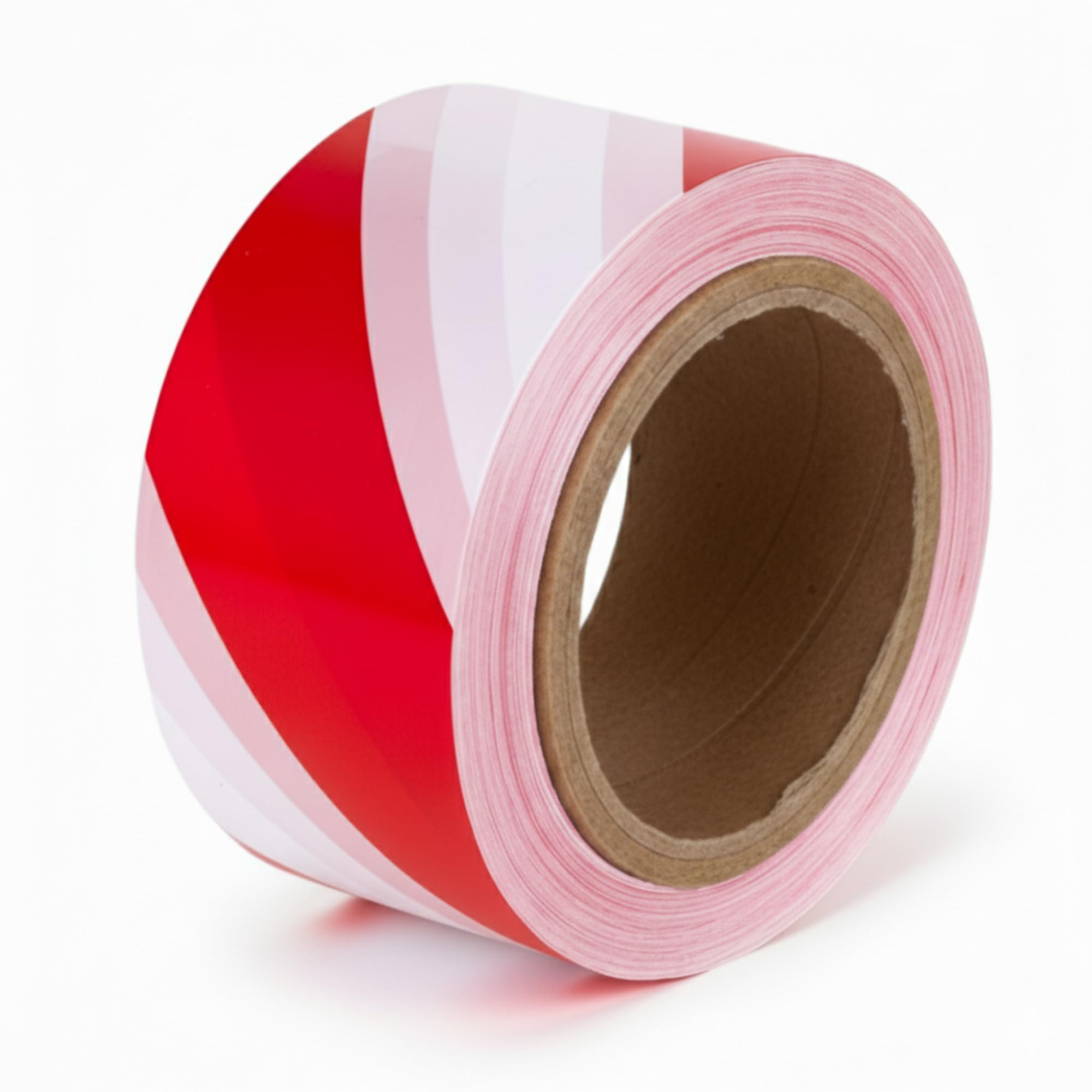 Berry 100 Meter Barrier Tape - Red and White | Non-Adhesive Warning Tape Roll for Cordoning Off Areas