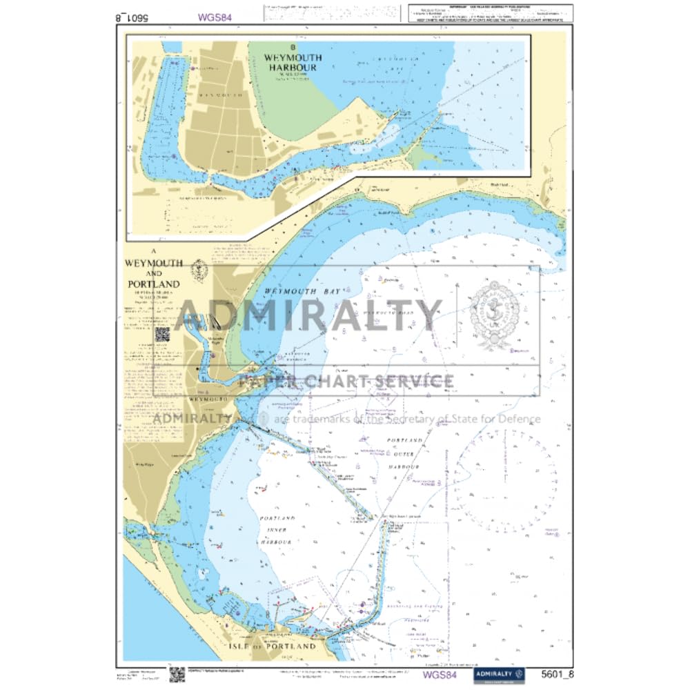 Admiralty Small Craft Chart 5601_8 - Weymouth and Portland
