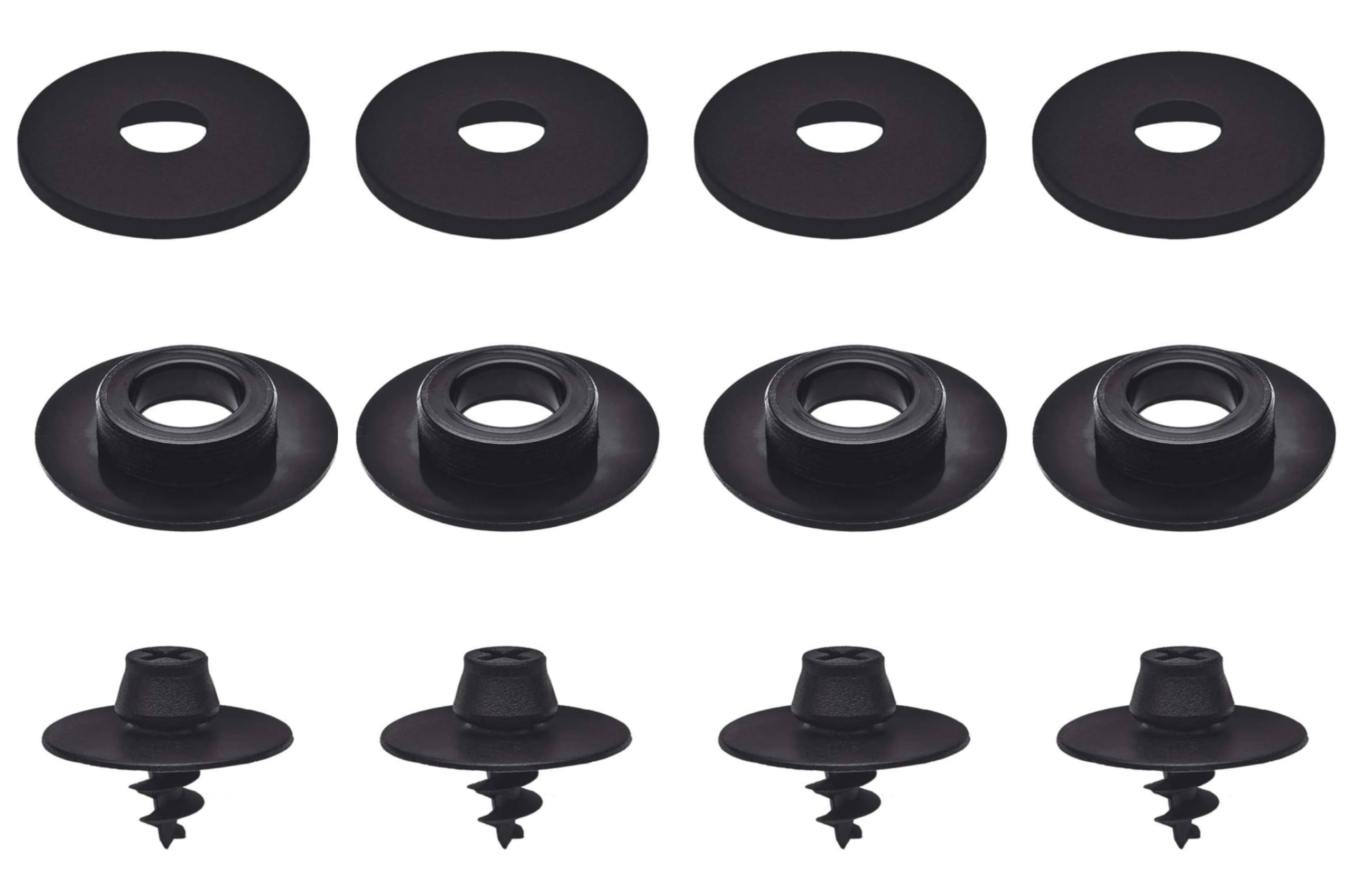 Alfombrillas de Coche de Goma a Medida, compatibles con Jeep Grand Cherokee II (1998-2005) SUV Negras a Medida Ajuste óptimo