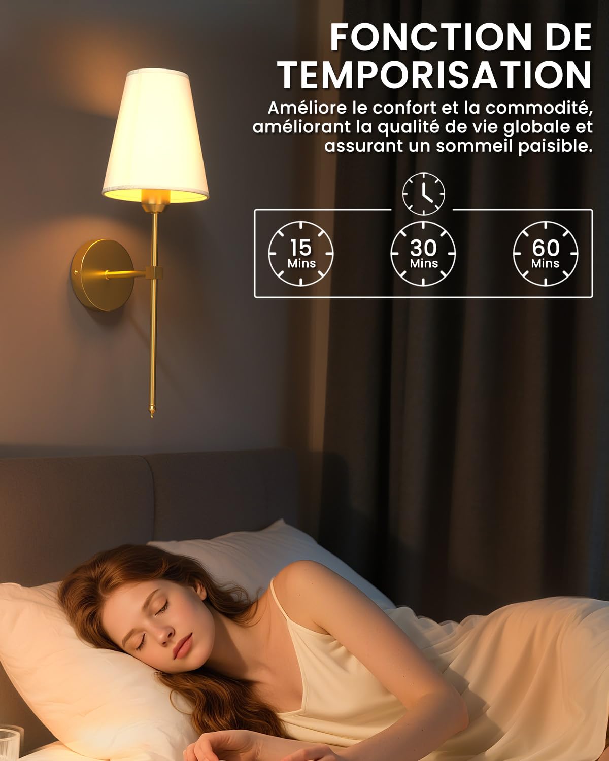 Klarlight Batterie Fonctionne mur Sconce Ensemble de 2, RGB+3CCT Lampes Murales Rechargeables 5000mAh, Dimmables Télécommande, Sans fil Chambre Salon