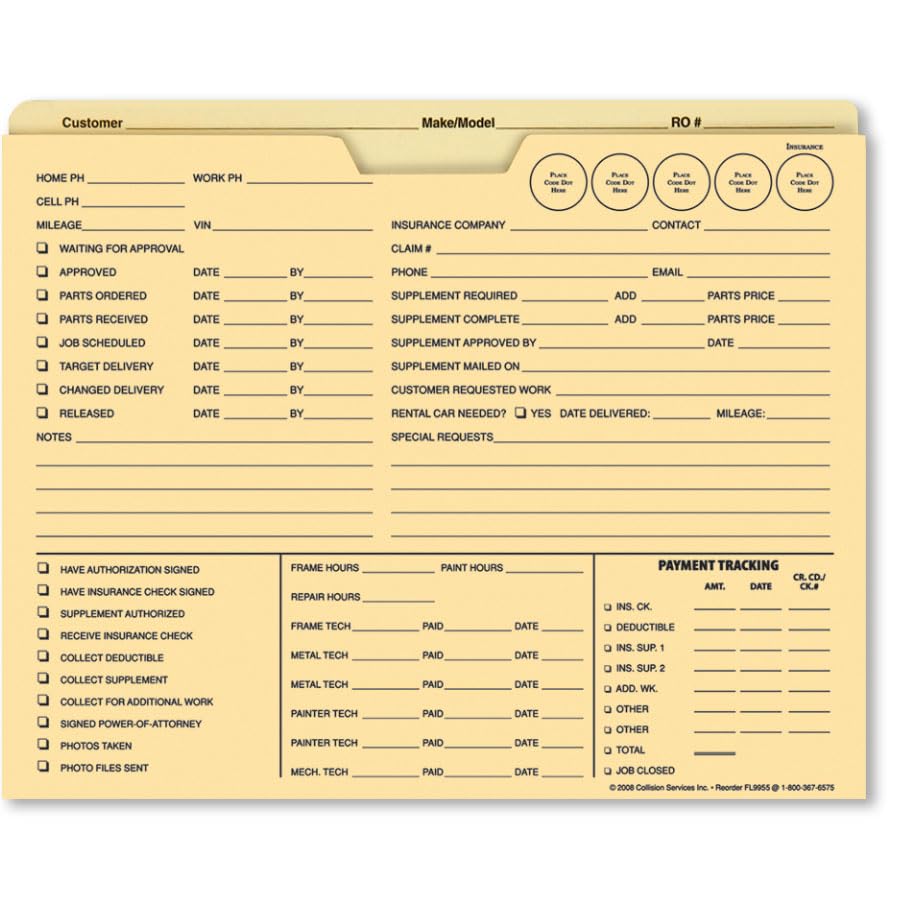 Economy Heavyweight 100 Pocket Black Letter File Folder