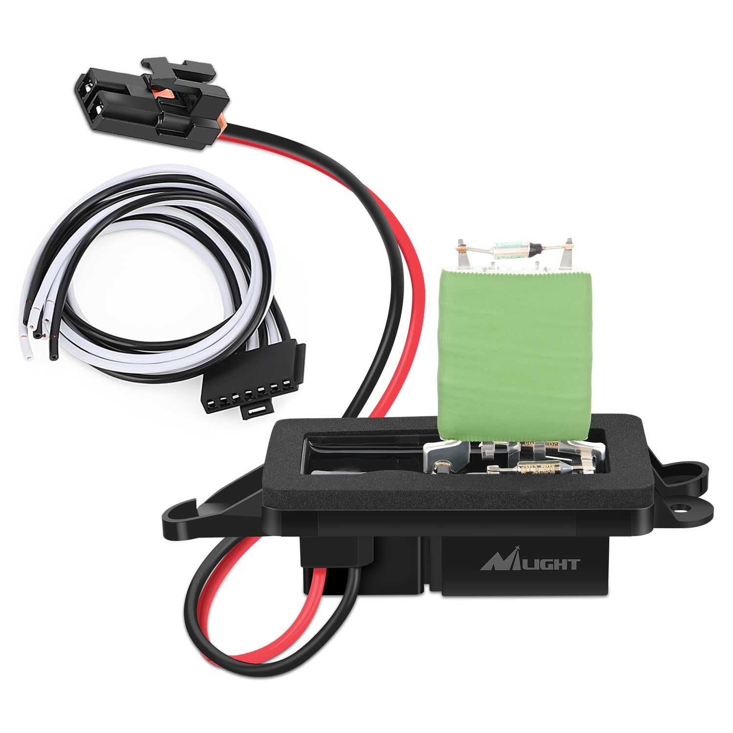 Nilight HVAC Blower Motor Resistor for Chevy Silverado 1500 2003–2006